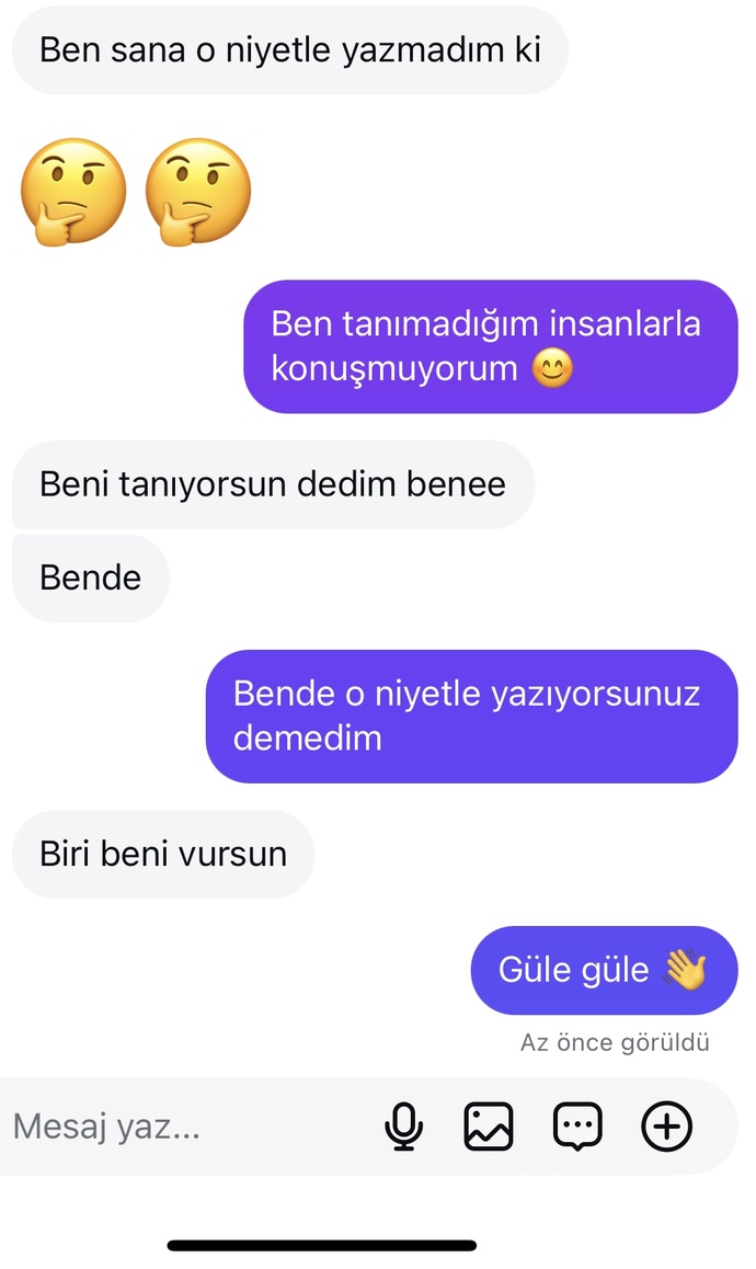 Ayağınıza gelen kısmeti kovuyor musunuz? Güzel demişmiyim yoksa saçma mı konuşmuşum?