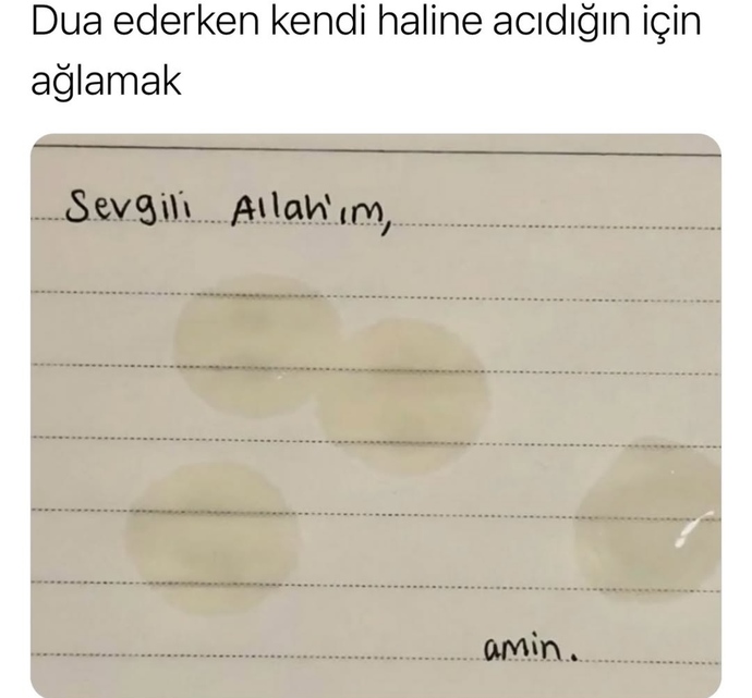 Oruçlu iken duygusala bağlayan tek değişik kişi ben olabilir miyim?