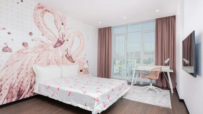 Yatak odanızda pembe tonları kullanır mısınız?