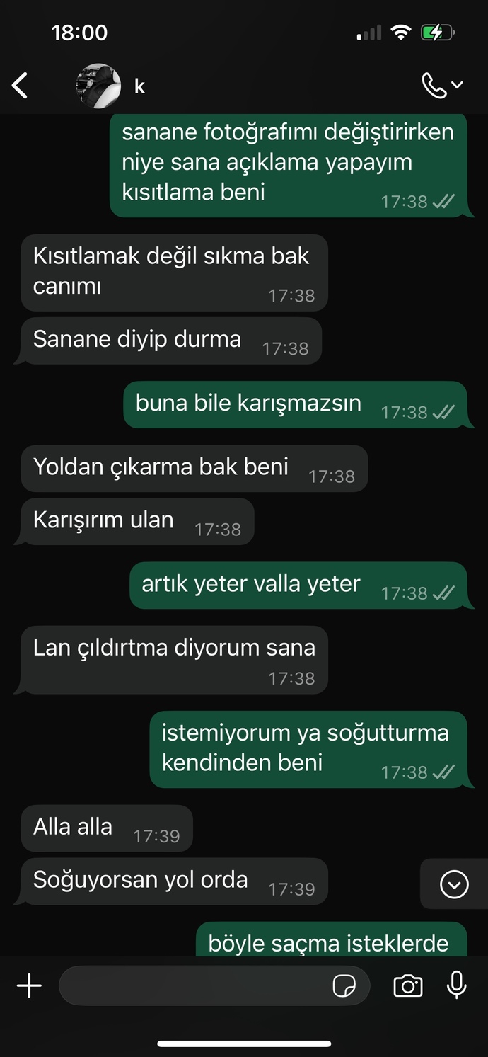 Sevgilinizin sürekli size karışmasına izin verir misiniz?