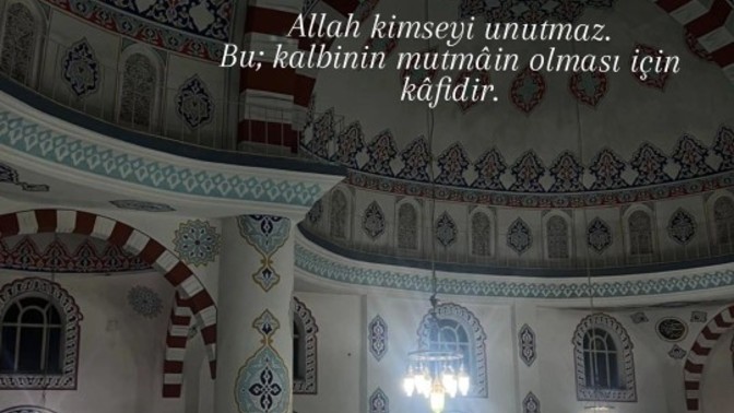 Camiler insana çok huzur vermiyor mu?