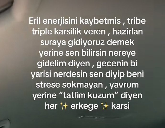Erkekler neden kuzum diyorsunuz?