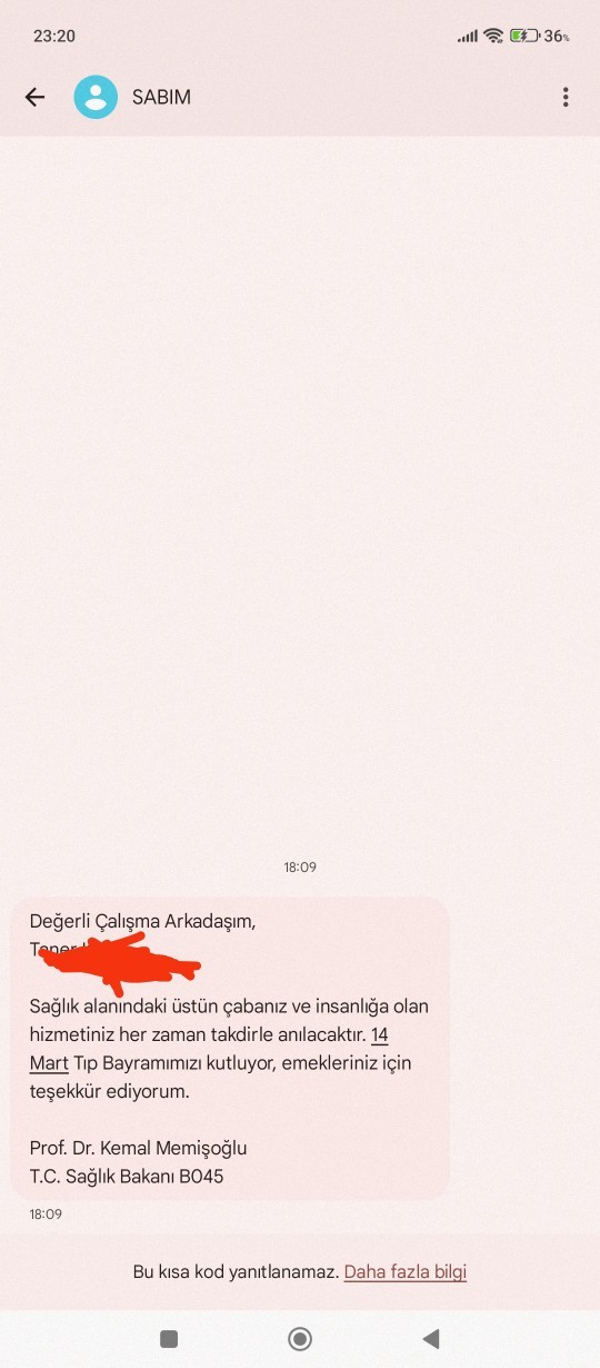 Koskoca Sağlık Bakanı Tıp Bayramımı Kutladı, Ama Eski Sevgilim Kutlamadı, Kafada Bitirmeli Miyim?