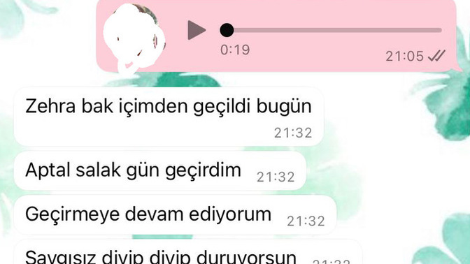 Biz ayrıldık mı şimdi anlamadım?