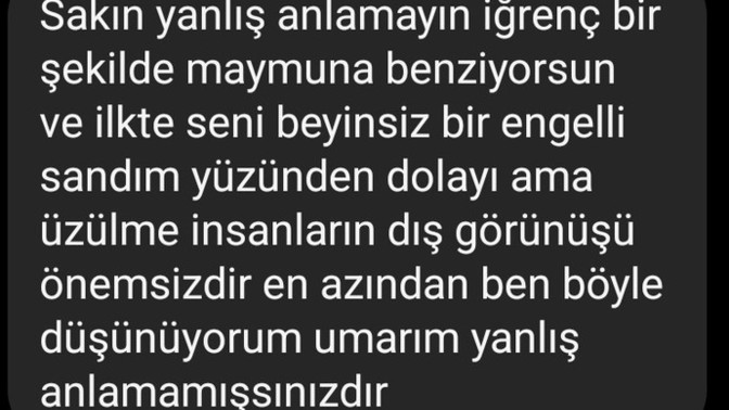 Bir adam, Instagram'dan bana durduk yere böyle bir mesaj gönderdi, ne yapmalıyım?