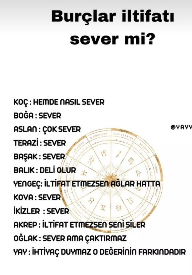Burçlar iltifatı sever mi?
