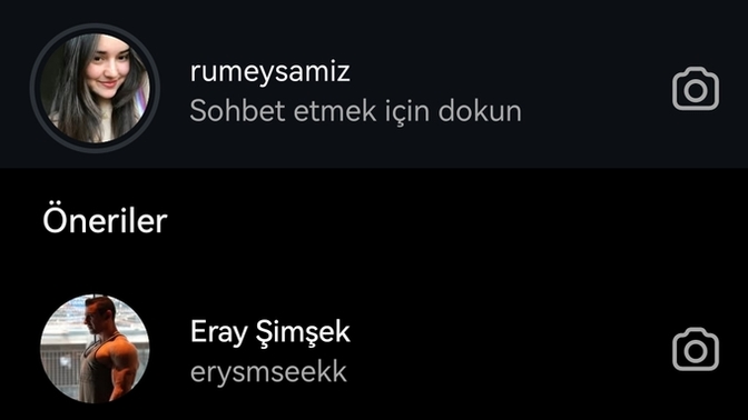 Rümeysa mesaj yazip silmismi?