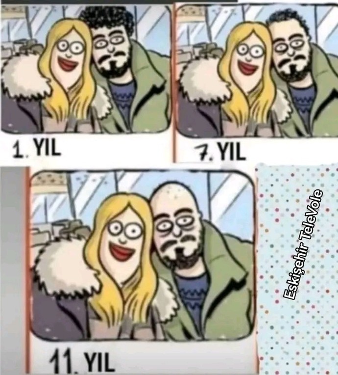 Kadınlar erkeklerin saçlarını mi döküyor?