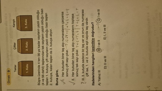 Bu sorunun cevabı B şıkkı değil mi?