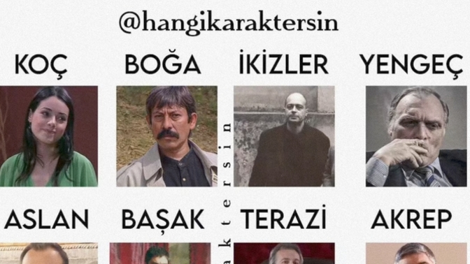 Burcuna göre hangi kurtlar vadisi karakterisin?