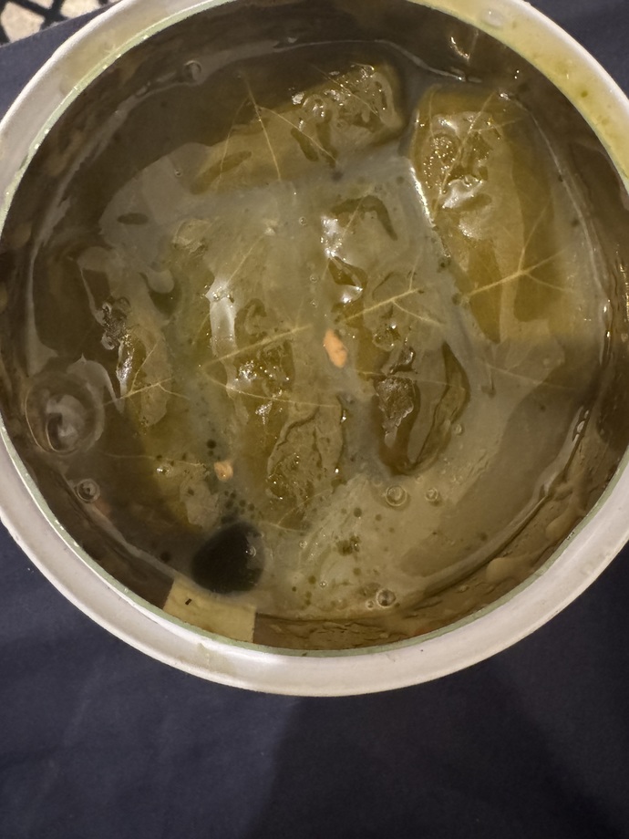Konserve de satılan dolmalar neden bu kadar kaygan bir şeyin içinde yapış yapış bir şey ne katıyorlar?