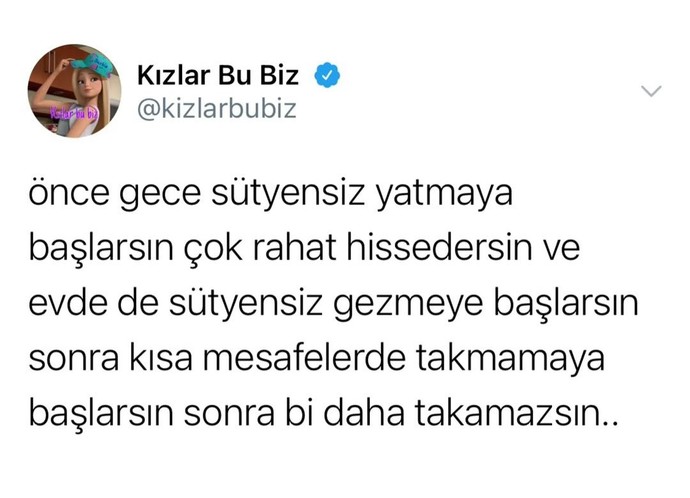 Kızlar siz de böylemi oluyor?