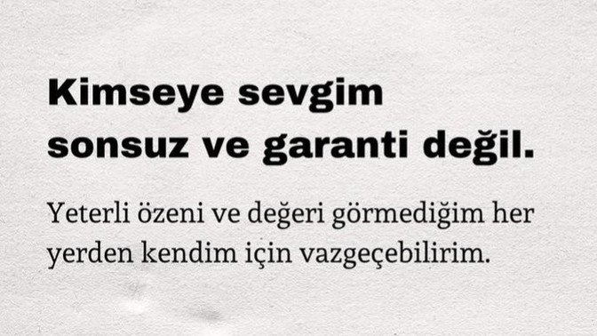 Sevginize karşılık verdilermi?