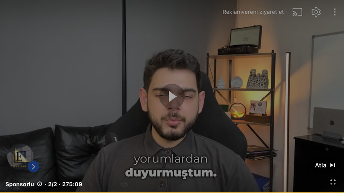275 dakika reklam mı olur?
