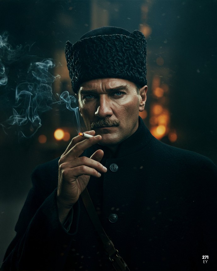 Atam sizce de çok yakışıklı değil mi?