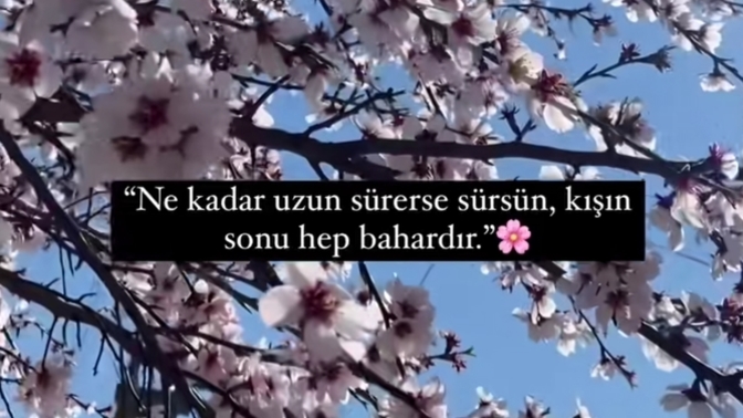 Kışın sonu hep baharmıdır?