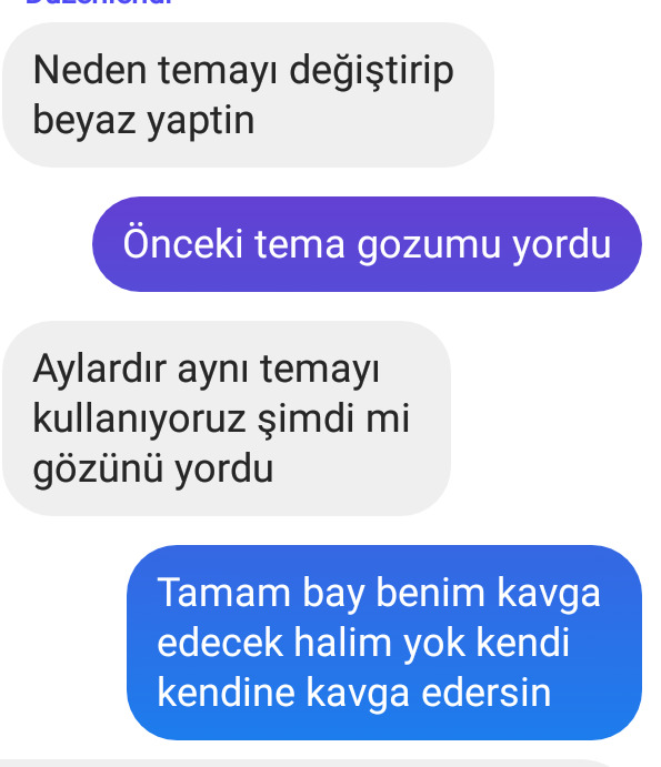 Bu kavgamız normal mi nolur söyleyin ya?