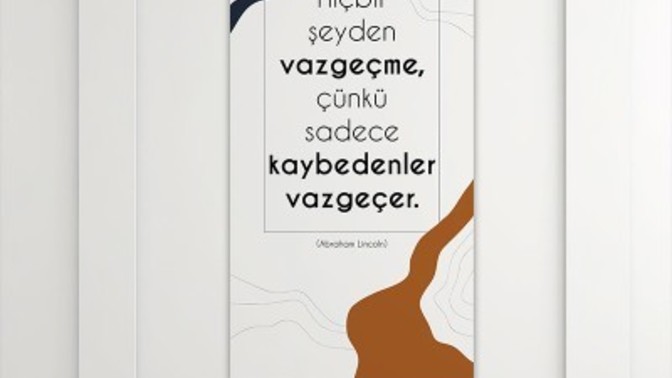 Aslaa vazgeçmem diyipte en son neyden vazgeçtiniz?