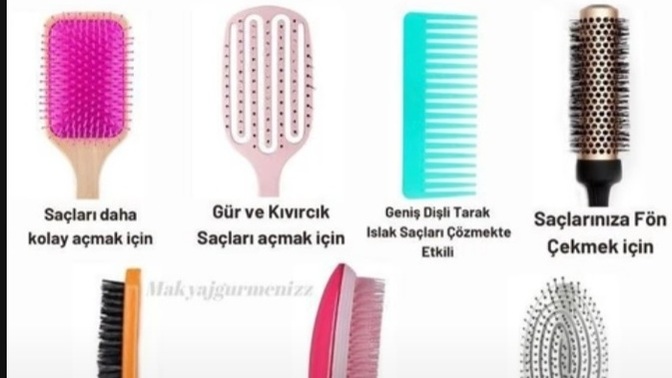 Saç fırçalarının hangi saçlara uygun olduğunu biliyor musunuz?