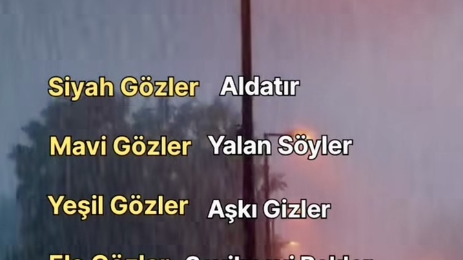 Göz 👁️ rengin hangisi?