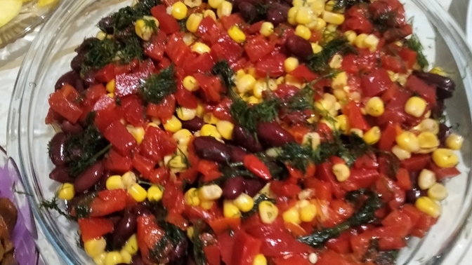 Meksika fasulyesi salatası severmisiniz 💜?