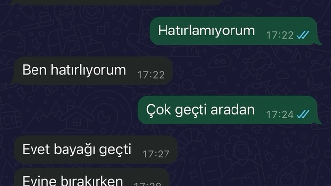 Sizce eski sevgilim görüşmek istiyor mu?