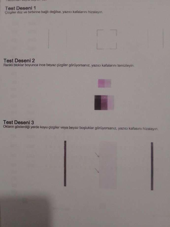 Yazıcım sadece pembe yazdırıyor bu sorunu nasıl çözebilirim?