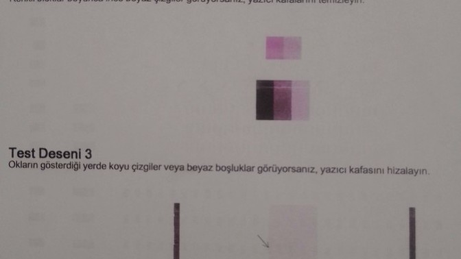 Yazıcım sadece pembe yazdırıyor bu sorunu nasıl çözebilirim?