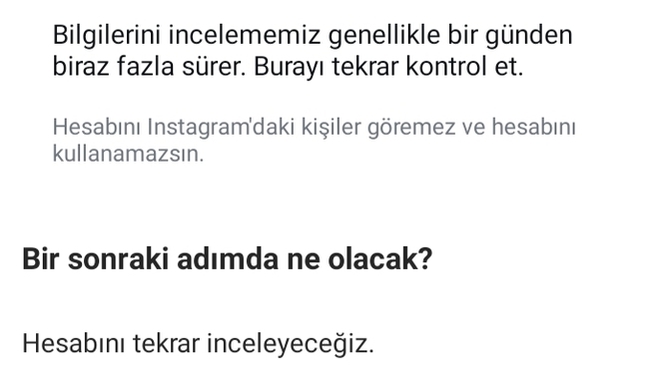 İnstagram böyle bişi ile karşılaştım napmalıyım yardım?