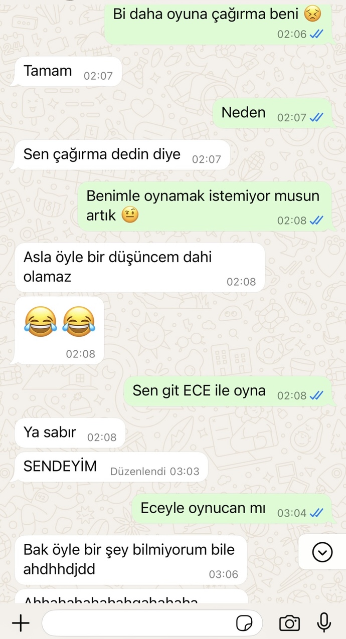 Tc kızı yorma be sjndjdkdkd 😂