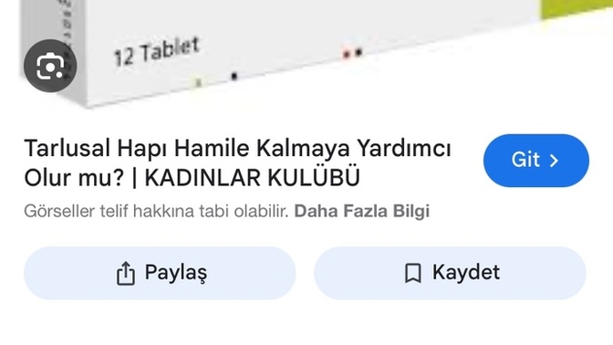 Tarlusal kadın doğum kontrol hapı olarak kullanılır mı?