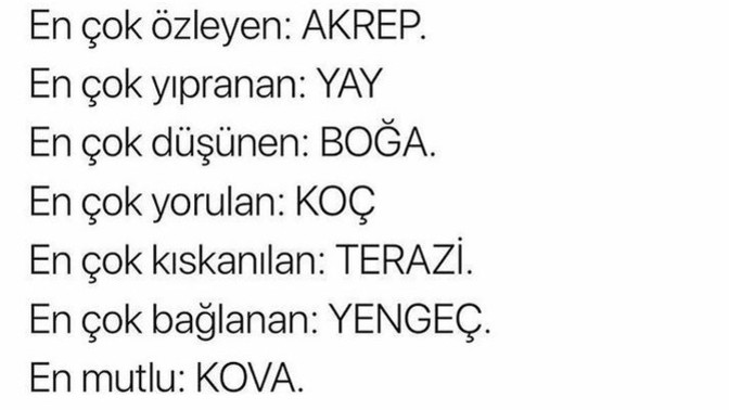 Burcunuza göre bu haftanın en neyisiniz?