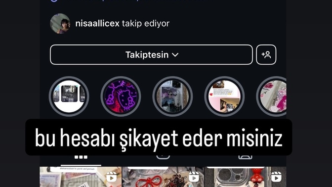 INSTAGRAMDA BU HESAP DOLANDIRICI LÜTFEN YARDIM EDİN?