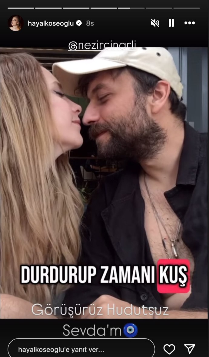 Oyuncu Hayal Köseoğlu aşkını ilan etti! Sen aşkını ilan edebildin mi?