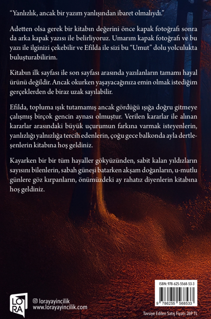 Kitabımın arka kapak yazısı nasıl olmuş?