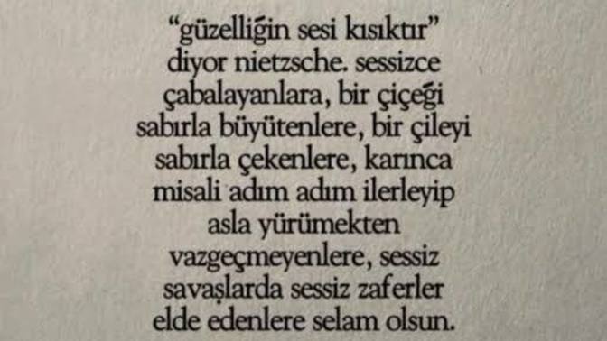 Güzelliğin sesi her zaman kısık mıdır? Güzellik hep mi sessizdir?