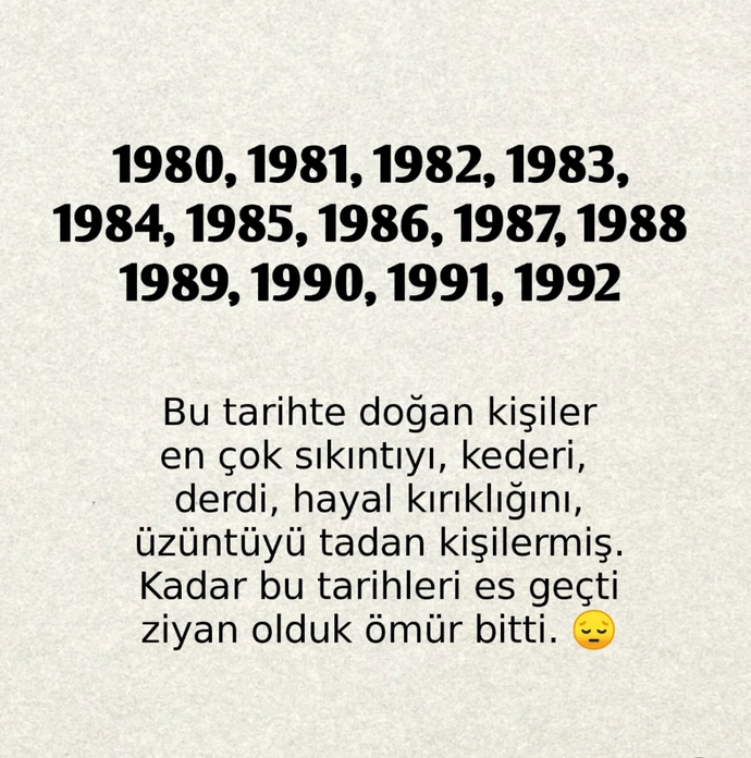 Bu tarihte doğanlar var mı?