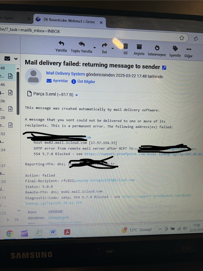 Mail delivery system nasıl çözülür?