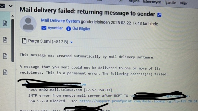 Mail delivery system nasıl çözülür?