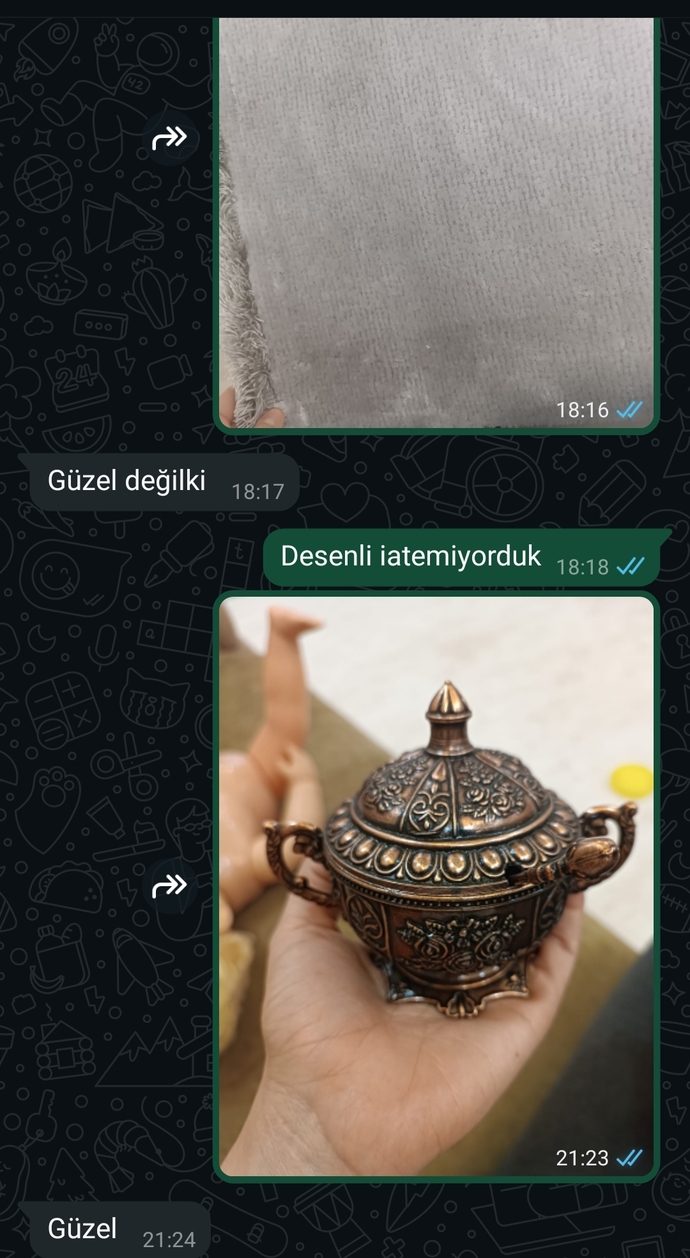 Size gelen son mesajı okuyun?