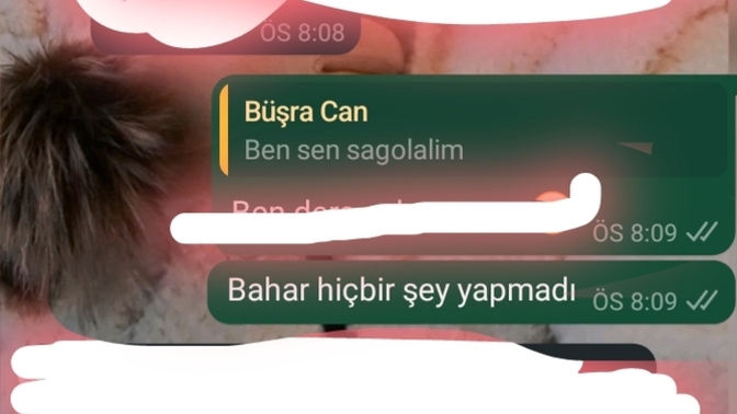 En son attığınız wp mesajı ne?