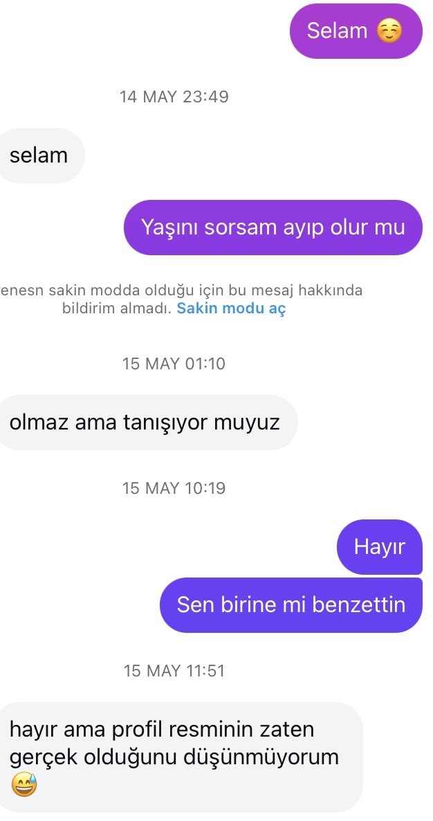 Sevgilisi olan bi adamın instada böyle yazışması bir kızla normal midir?