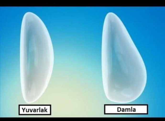 Damla meme mi yuvarlak meme mi güzel?