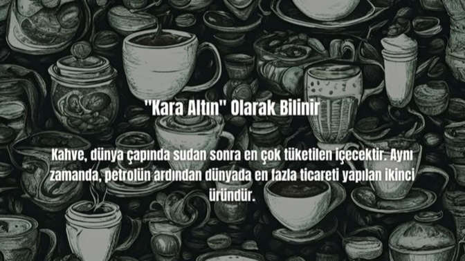Kahve, dünyada en çok tüketilen ikinci içecekmiş (sudan sonra) doğru mu sizce?