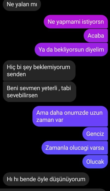 Daha yeni tanisiyoruz. 1kez gorustuk. Objektiv degerlendirmenizi almak istiyorum. Dusunceleriniz?