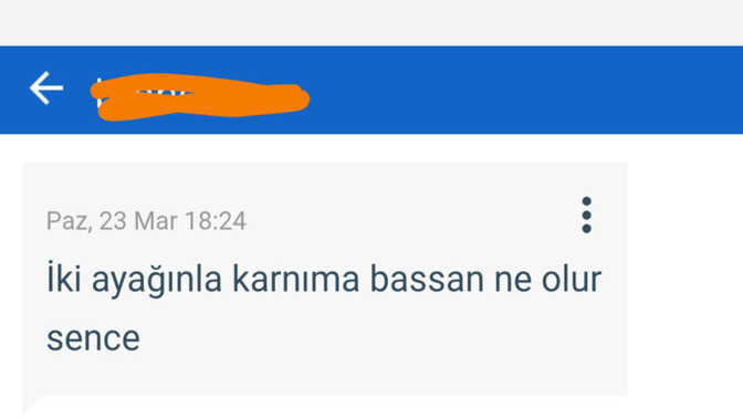 İki ayaginizla birinin karnına bassaniz ne olur üyeler 😅?