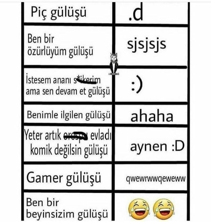 hepsi desem peki 😂
