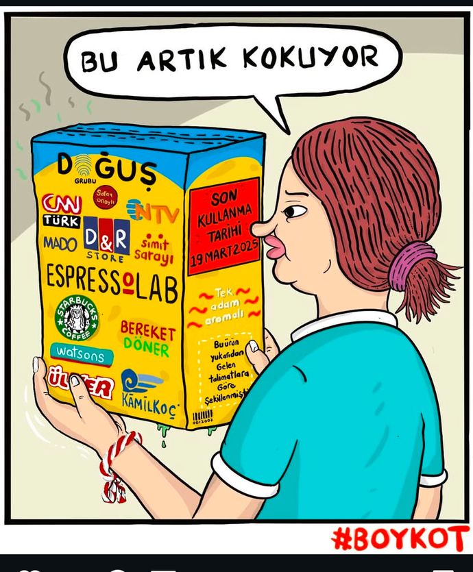 Artık bu firmalardan alışveriş yapmıyorum tercih etmiyorum izlemiyorum BOYKOT var siz de katılıyor musunuz?