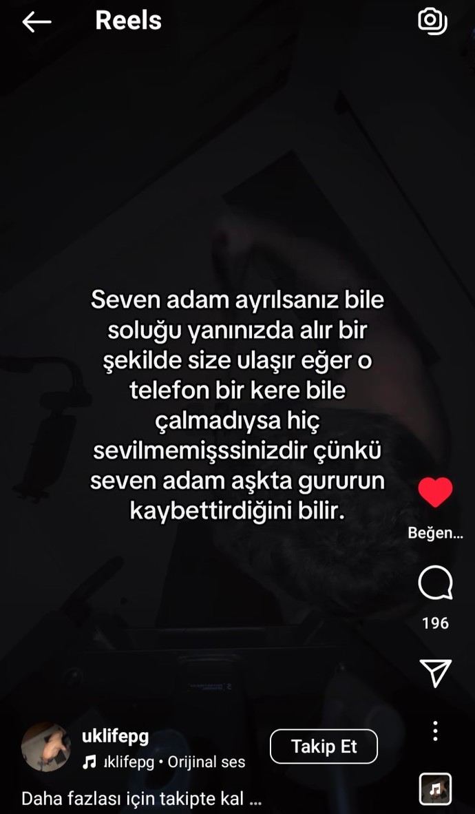 Seven adam gurur yapmaz mı?