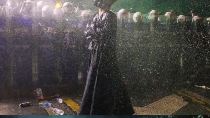 Mevlana protestoya katılmış gördünüz mü?